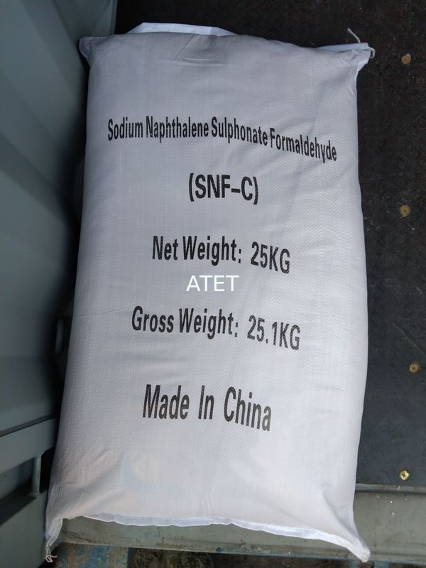 กรดฟอร์มาลดีไฮดของกรดนาฟตาเลนซัลโฟน SNF-A Na2SO4 เนื้อหา 5% CAS 36290-04-7